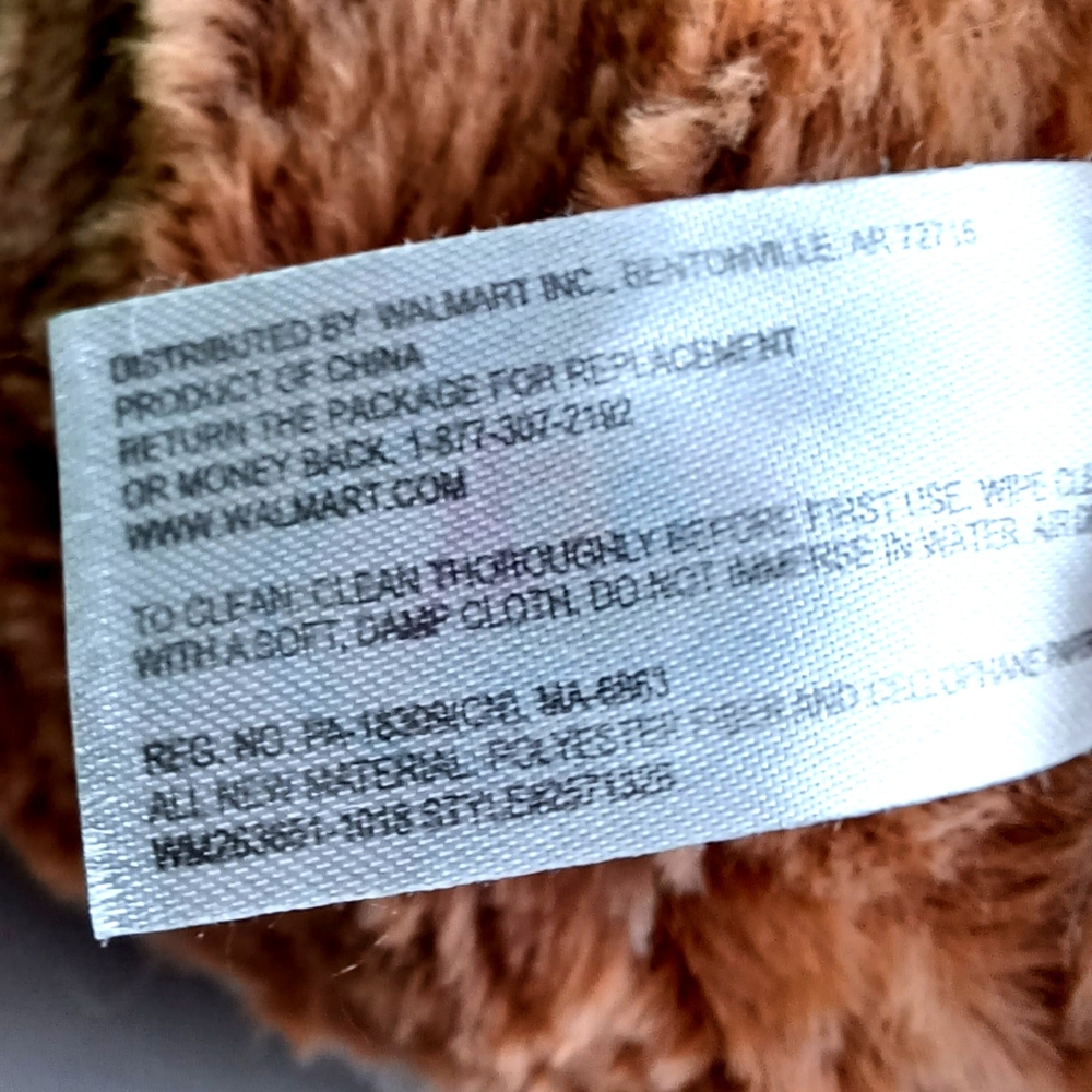 Cute Brown and White Teddy Bear - Picture 5 of 8
